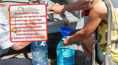 Skażona woda w Lanckoronie i Skawinkach. Podstawiono beczkowozy