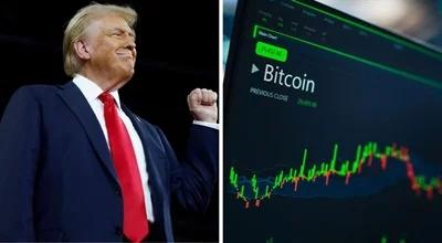 Nieoczekiwany skutek zwycięstwa Trumpa. Bitcoin bije rekordy, a może być jeszcze drożej